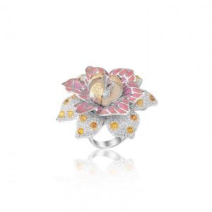 STARRY NIGHT ORCHID RING