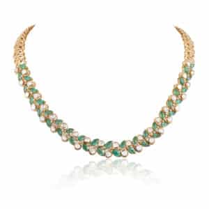 MARQUISE EMERALD NECKLACE
